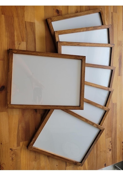 Ayrex Ahşap Resim Çercevesi, Masif Çerçeve,doğal Ahsap Rengi İle Fotograf, Resim Kolajları, Duvar Galerisi Dekoru 67398599