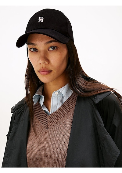 Tommy Hilfiger Th Elevated Chıc Cap Kadın Siyah Şapka - Aw0aw17631 Siyah