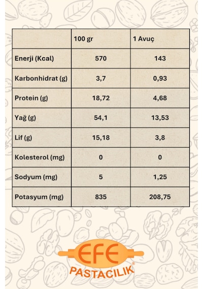 Saf Badem Badem 250 Gr 1.kalite 250 G