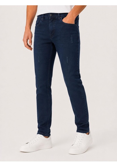 Classics Men Black Wood Erkek Slim Fit Jean Pantolon 7751 Lacivert