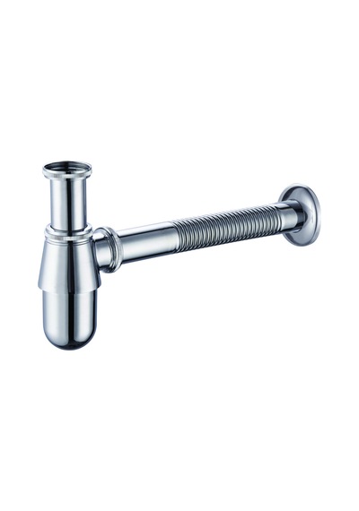 Creavit Lavabo Sifon 33cm Metal Körüklü Krom