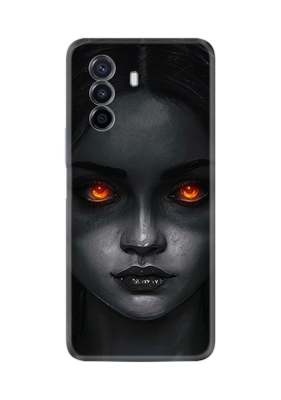 Huawei Nova Y70 Kılıf Resimli Desenli Silikon Platinium Series Dark Woman 1887
