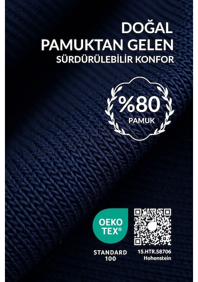 Orbis 7'li Erkek Pamuk Yoğun Yumuşak Soket Düz Çorap Kahverengi - Bej