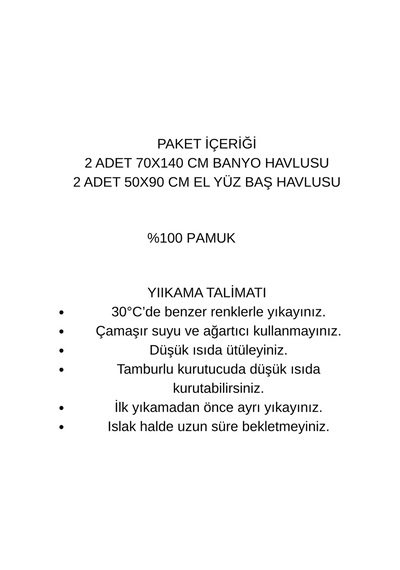 4 Lü Banyo Havlusu Seti %100 Pamuklu 70x140 Cm Pleasure Antrasit-Mavi