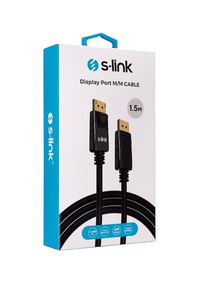 S-lınk Slx-460, Display Port Dp Kablo, İki Ucu Erkek, 1.5 Metre