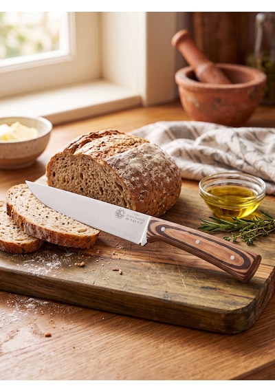 Yalnız Sürmene Bıçakçılık - Ekmek Bıçağı Ahşap