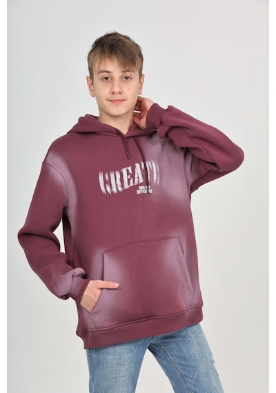 Toontoy Kids Toontoy Erkek Çocuk Pistole Baskılı Sweatshirt Mor