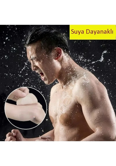10 Adet Erkek Kadın Suya Dayanıklı Göğüs Meme Ucu Kapatıcı Koruyucu Gizleyici Pedi Bandı