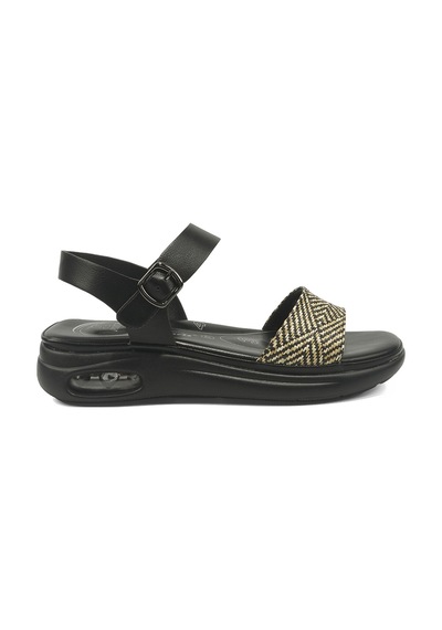 Polaris 105796.z Siyah Kadın Comfort Sandalet 105796.z6fx 000000000102250526