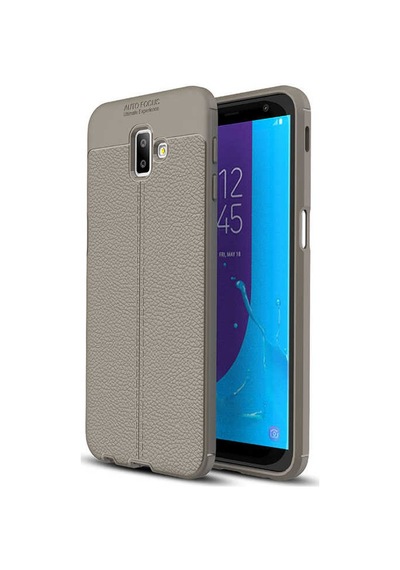 Samsung Uyumlu Galaxy J6 Plus Kılıf Zore Niss Silikon Kapak Gri