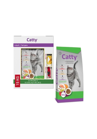 Catty Kısırlaştırılmış Somonlu Yetişkin Kedi Maması 15 KG