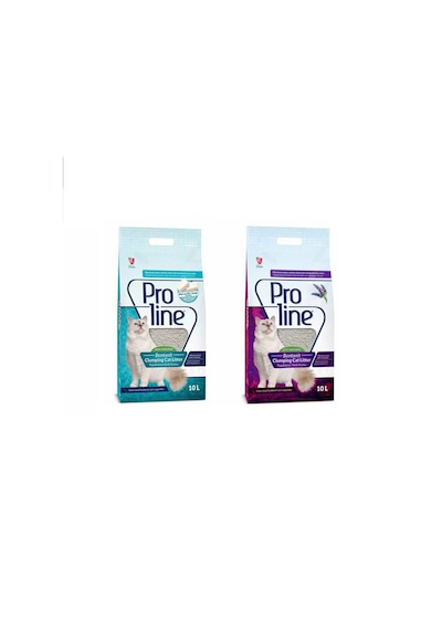 Proline Lavanta Kokulu + Marsilya Sabunu Kokulu Bentonit Kedi Kumu 2 x 10 L