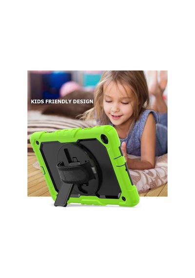 Newface Samsung Galaxy Uyumlu T510 Tab A 10.1 Kılıf Pars Tablet Kapak Semeglbl - 31 - Yeşil