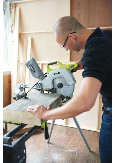 Ryobi EMS216L 1500 Watt 216 MM Lazerli Zıvanalı Gönye Testere