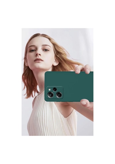 Poco X5 Pro 5g Nano İçi Kadife Silikon - Lacivert İtdark45472
