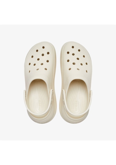 Crocs Classic Crush Kadın Krem Terlik Düz 207521 Krem