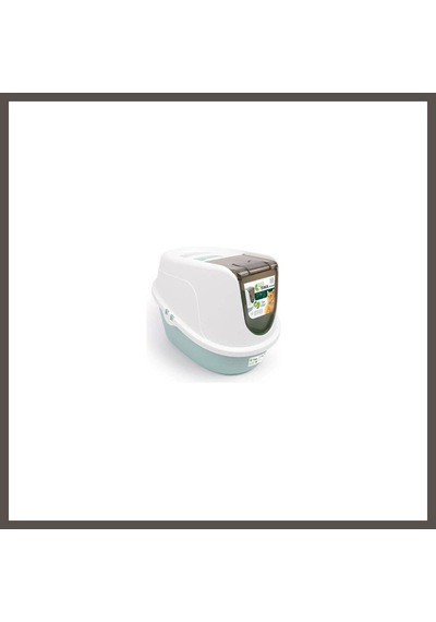 M-pets Eco Tima Kapalı Kedi Tuvaleti Large Deniz Yeşili 60x45x42 Cm Nxrlvng
