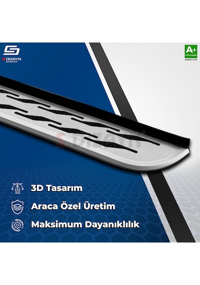 S-dizayn Ford Ecosport 2 Ecoboost Ecoboost 1.0 Oem Still Pro V2 Aluminyum Yan Basamak 173 Cm 2012-2022 A+ Kalite