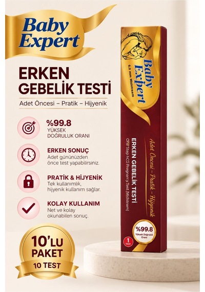 Erken Gebelik Testi %99.8 Kesin Sonuç X 10 Adet