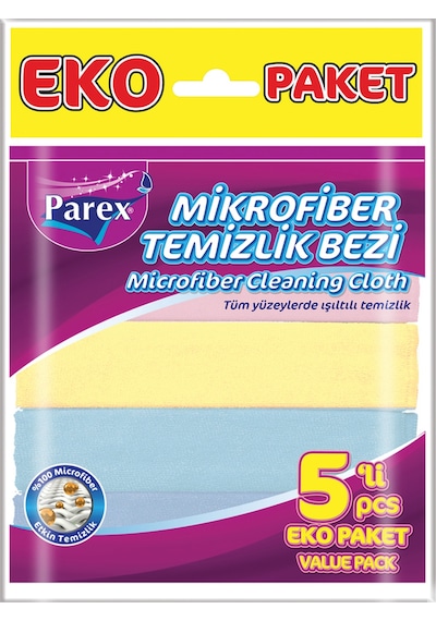 Tuvalet Fırçası Ve 2 X 5 Mikrofiber Temizlik Bezi Paketi Diğer