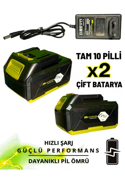 Schmıtzer Sch-2002s Pro 21v Brushless Motor Yüksek Basınçlı Şarjlı Oto Araba Yıkama Makinesi 3 Kademe Dijital Göstergeli 30