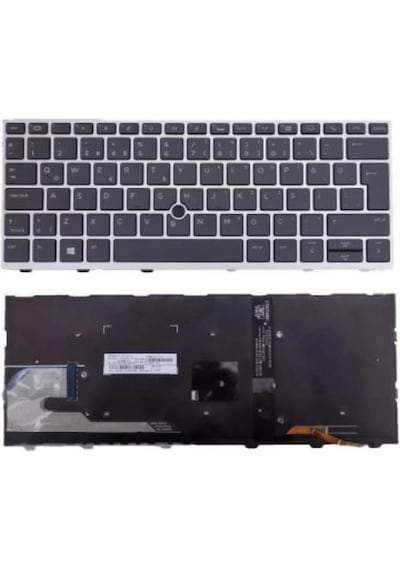 HP Uyumlu Elitebook 3jx24ea Klavye Tuş Takımı Siyah Tr Işıklı