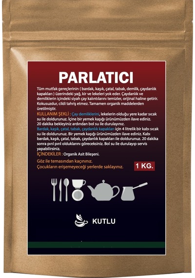 Kutlu Bardak Demlik Temizleme Tozu