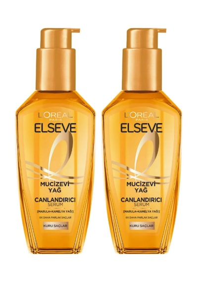 Elseve Mucizevi Yağ Canlandırıcı Serum Kuru Saçlar 2 X 100 Ml