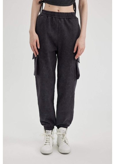 Defacto Basıc Beli Paçası Lastikli Kargo Cepli Jogger Eşofman Altı C1443AX24SP Antrasit Defacto Basıc Beli Paçası Lastikli Kargo Cepli Jogger Eşofman Altı C1443AX24SP Antrasit
