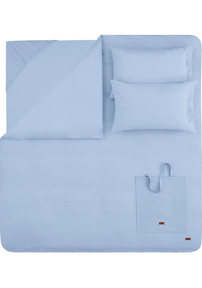 Yataş Bedding Plain Battal Boy Ranforce Nevresim Takımı - Indigo İndigo