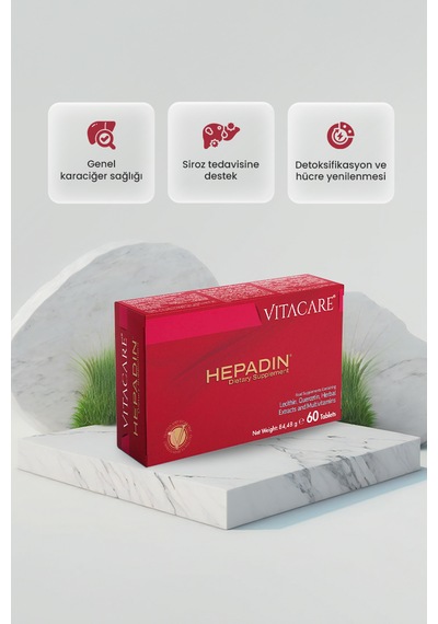 Hepadın 60 Tablet Liver Support Complex & Kolin & Bitkisel Ekstre Kompleksi