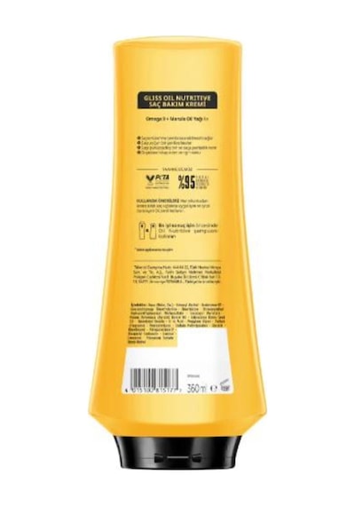 Gliss Oil Nutritive Şampuan 2 x 400 ML + Saç Kremi 2 x 360 ML