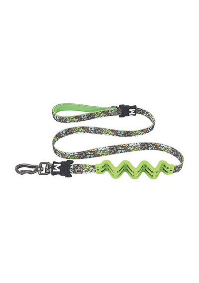 M-pets Urban Style Freestyle Köpekler İçin Şok Emici Gezdirme Kayışı Medium 2x120 Cm 244-58056.01 Çok Renkli