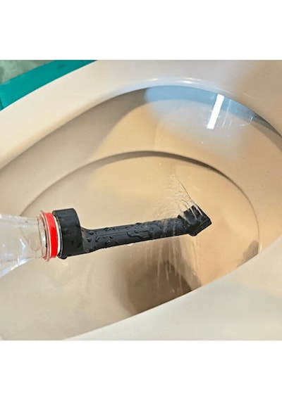 Mizaku Taşınabilir Tuvalet Duşu Taharet Musluğu Portatif Bidet Siyah