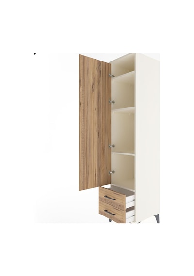 Hyperion Dolap 4 Raflı 2 Çekmeceli Tek Kapaklı 44x44x195 Aytaşı-çam Aytası Hyperion Dolap 4 Raflı 2 Çekmeceli Tek Kapaklı 44x44x195 Aytaşı-çam Aytası