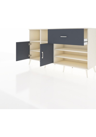 Hyperion Konsol 6 Raflı Tek Çekmeceli 2 Kapaklı 176x44x99 Aytaşı-antrasit Aytası/antrasıt - Aytası Hyperion Konsol 6 Raflı Tek Çekmeceli 2 Kapaklı 176x44x99 Aytaşı-antrasit Aytası/antrasıt - Aytası