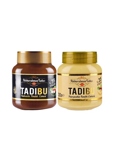 Tadıbu Kakaolu Fındık Kreması Ve Parçacıklı Fındık Kreması 330 Gr