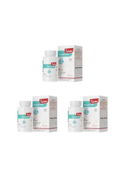 Biofeline Tablet Probiyotik Kedi Ve Köpek 25 Tablet 3 Paketi
