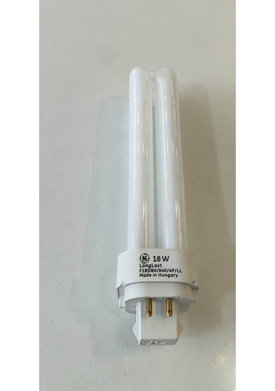 Ge Biax D/e 18w G24q-2 4-pin Enerji Tasarruflu Plesioglass Ampul F18dbx/840/4p/ll