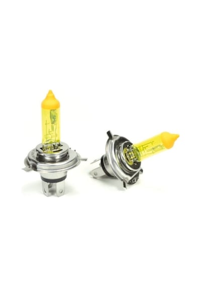 Megamarket06 Tofaş Şahin Uyumlu Limon Sarı Far Sis Ampul Seti H4 H3 Yellow