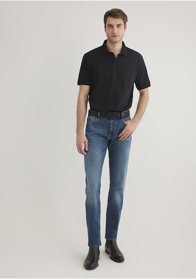 Mavi - Siyah Polo Tişört 0612520-900 Siyah