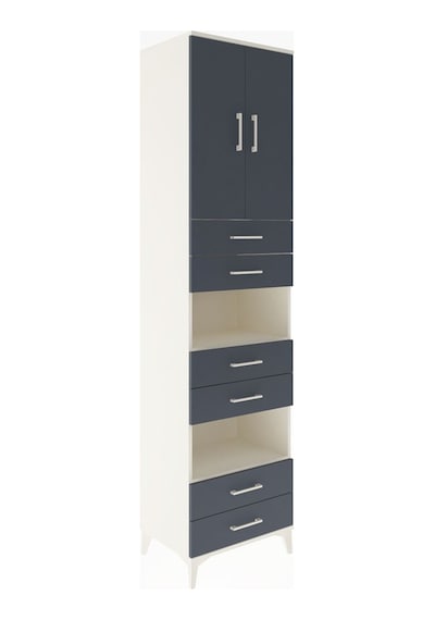Hyperion Dolap 4 Raflı 6 Çekmeceli 2 Kapaklı 60x44x243 Aytaşı... Aytaşı