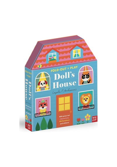 Nosy Crow - Fold-out + Play: Doll's House