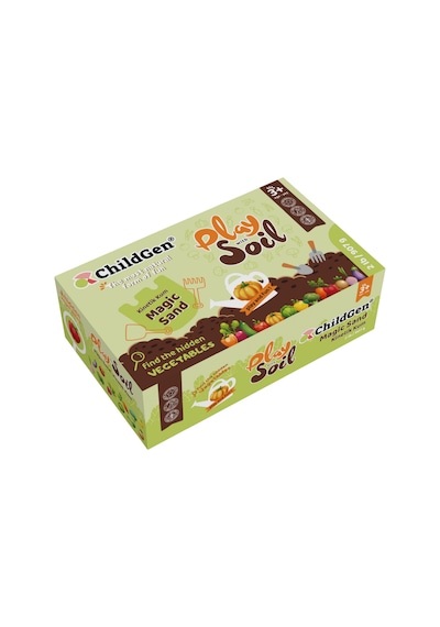 Doğal Kinetik Oyun Kumu Soil Set 907gr Kahverengi