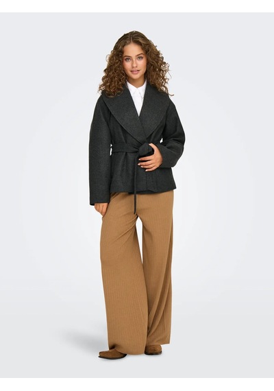 Only Onlaugusta Short Coat Otw Noos Kadın Kaban 15314352 Füme