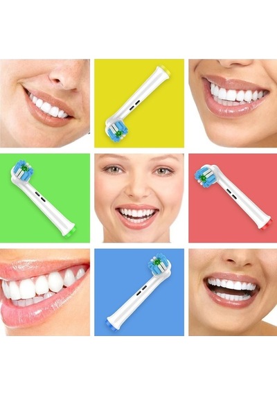 Cordial Oral B Braun Uyumlu Profesyonel Yedek Diş Fırçası Kafaları 4'lü Paket