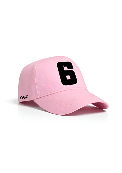 Ogc 6 Sayısı Unisex Şapka Pembe