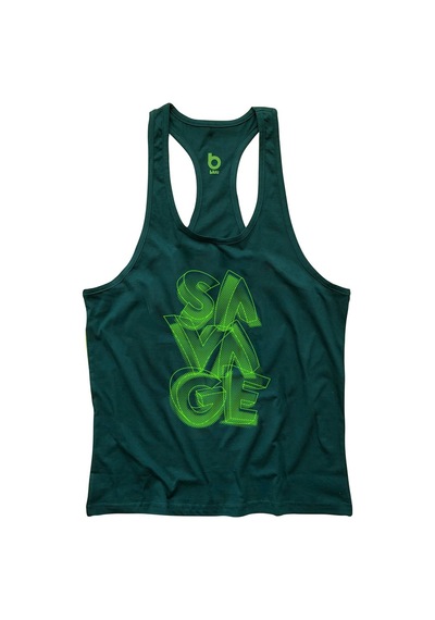 Bluu Savage Fitness Gym Tank Top Sporcu Atleti (528806896) Çok Renkli