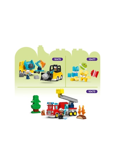 LEGO® DUPLO® İlk Yaratıcı Araçlar 10474 - 1.5 Yaş ve Üzeri Çocuklar için Figür İçeren Eğitici Oyuncak Yapım Seti (42 Parça)
