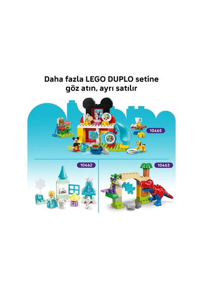LEGO® DUPLO® | Marvel Spidey Takımı Karargahı 10464 – 2 Yaş Üzeri Çocuklar için Aksesuarlar İçeren Oyuncak Yapım Seti (65 Parça)